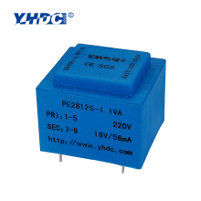 1.5VA Transformers for PCB MOUNTING YHDC 220V-SINGLE OR DUAL 6V, 7.5V, 9V, 12V, 15V, 18V, 24V